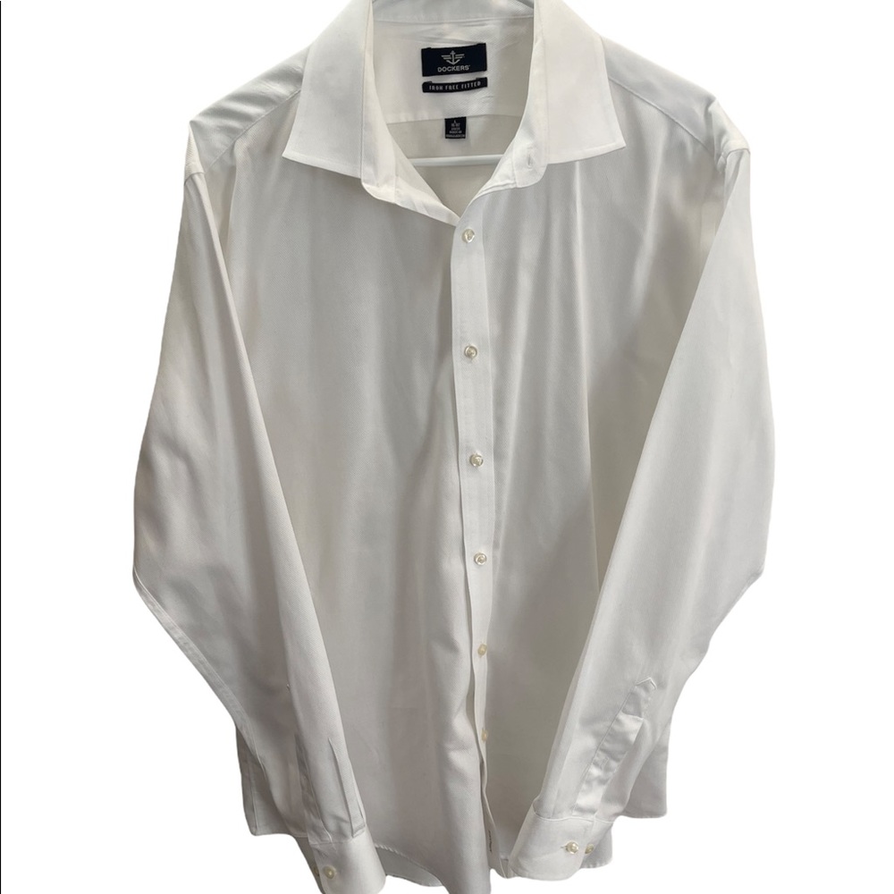 Dockers Iron Free Dress Shirt, Size L